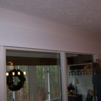 custom cornice white wood