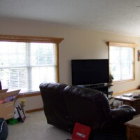 custom cornice stained wood