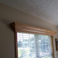 custom cornice white wood