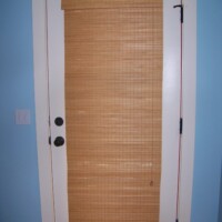 door shade door blind woven wood